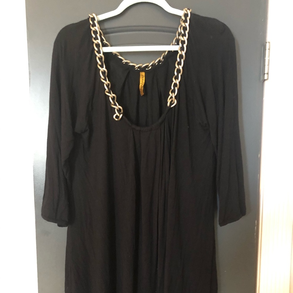 Rachel Pally tunic / mini dress with gold chain